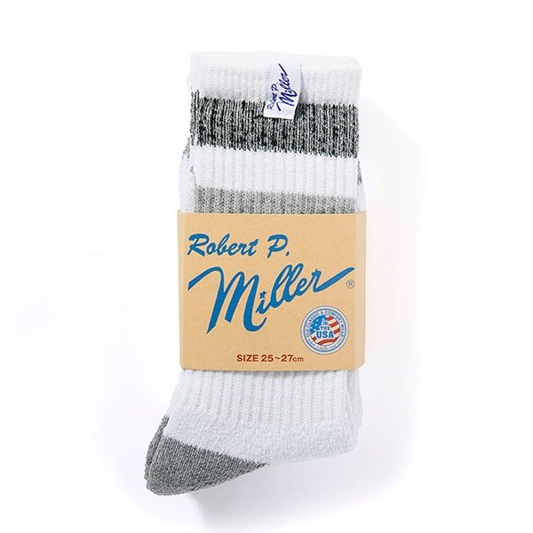 画像1: 【Robert P.Miller】メンズ　3P Crew length socks 25-27cm (1)