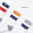 画像2: 【Robert P.Miller】ウィメンズ　3P Crew length socks 23-25cm (2)