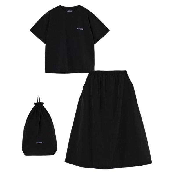 画像1: 【THOUSAND MILE】ウィメンズ　ショートスリーブＴシャツ＆スカートセット  (1)